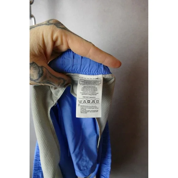 Adidas by Stella McCartney Blue Athletic Running Shorts Women's Size L - Picture 8 of 10